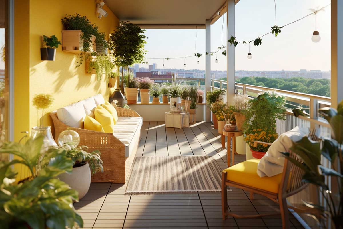 Idee per trasformare il tuo piccolo balcone in un'oasi verde