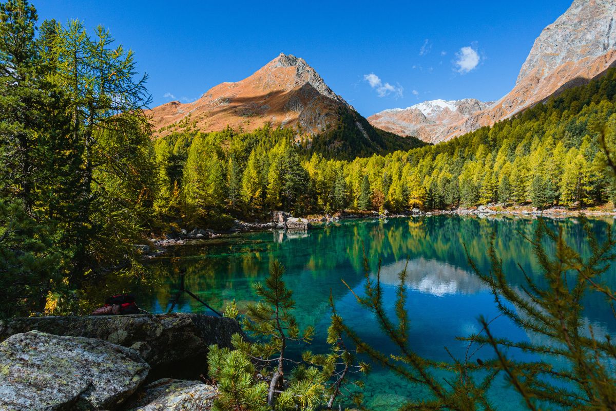 Lago di Saoseo in Svizzera