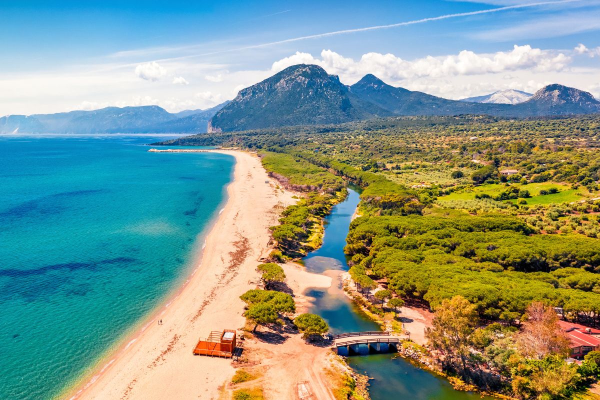 Spiaggia di Osala in Sardegna