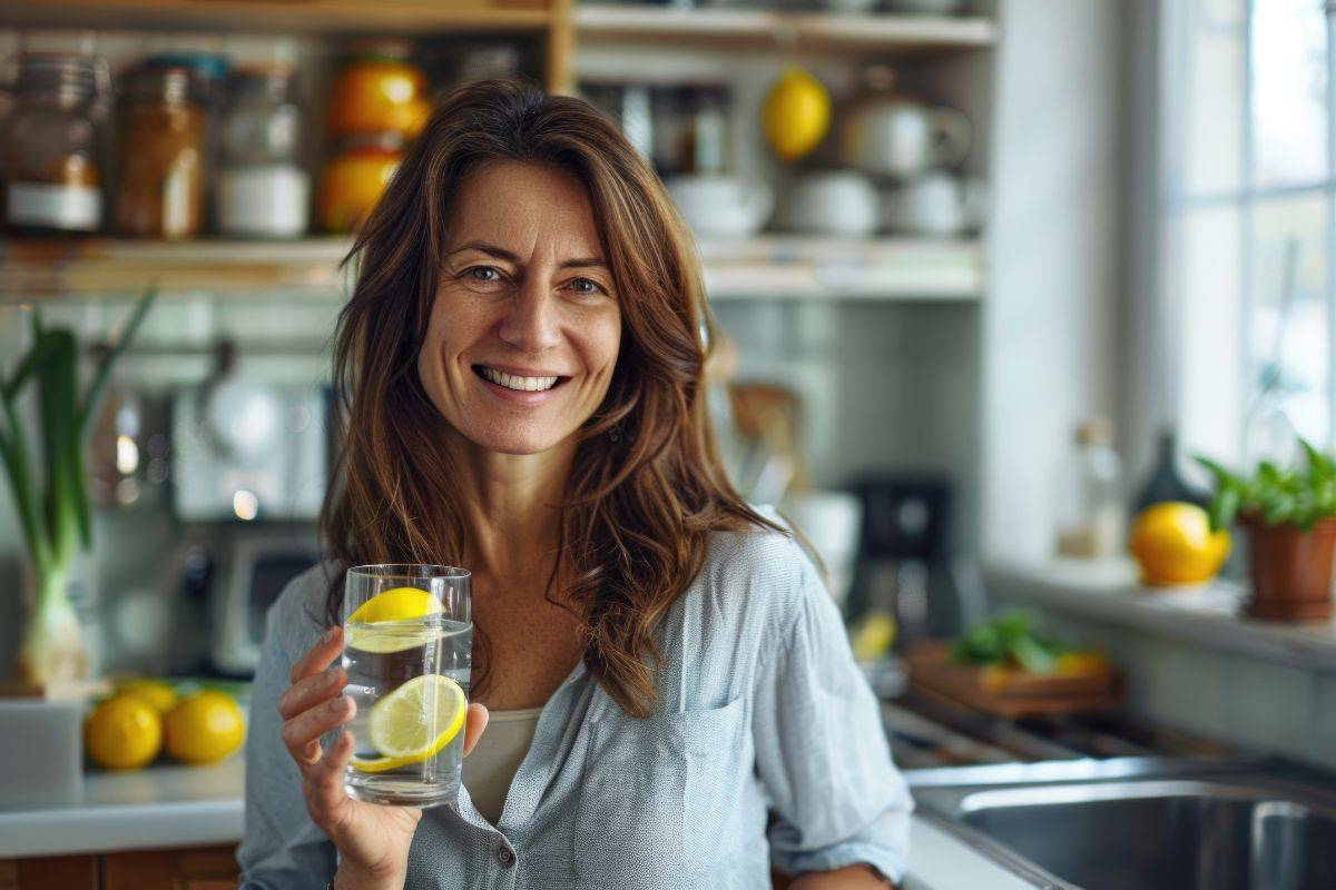 benefici acqua calda e limone