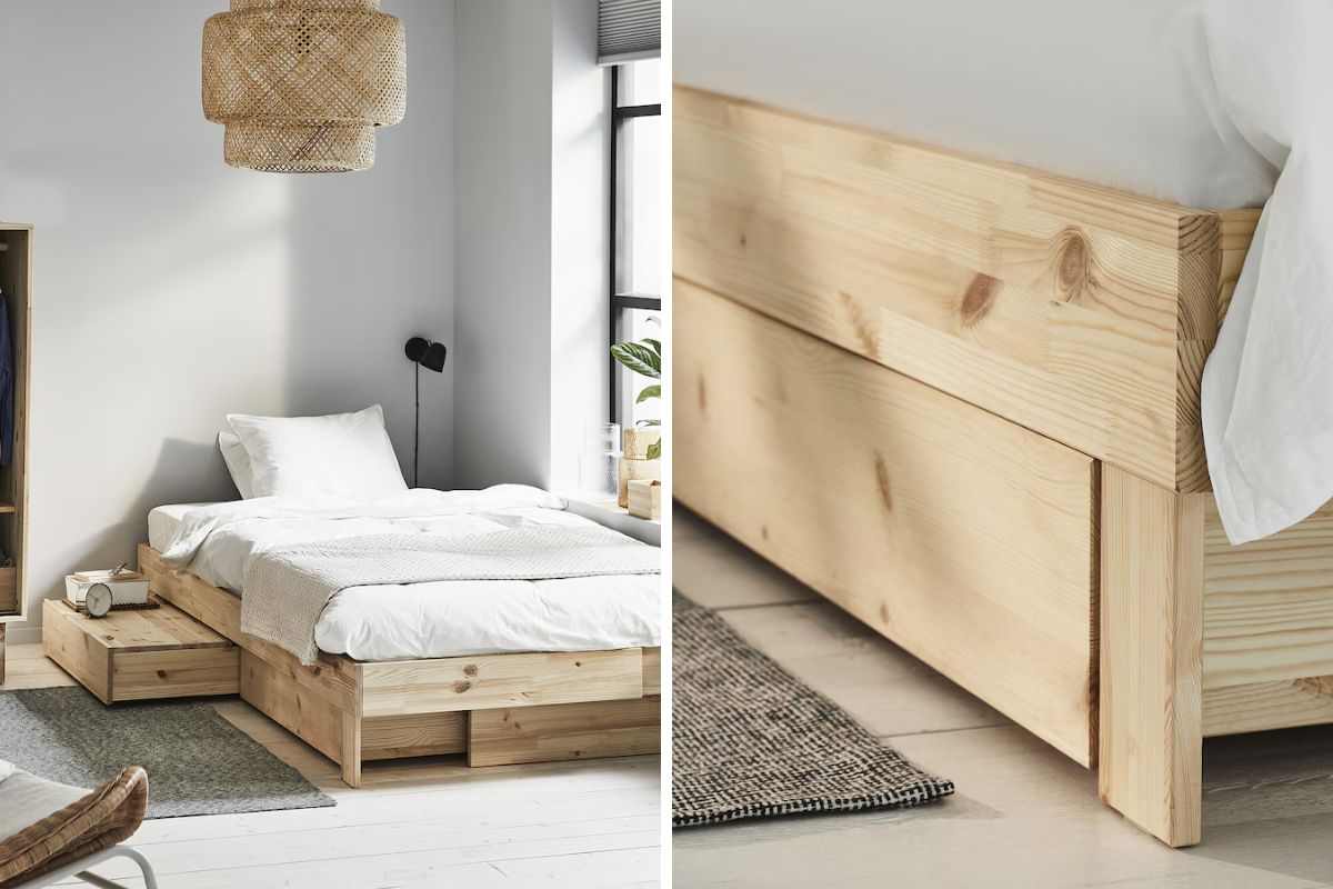 Il letto GLAMBERGET di IKEA