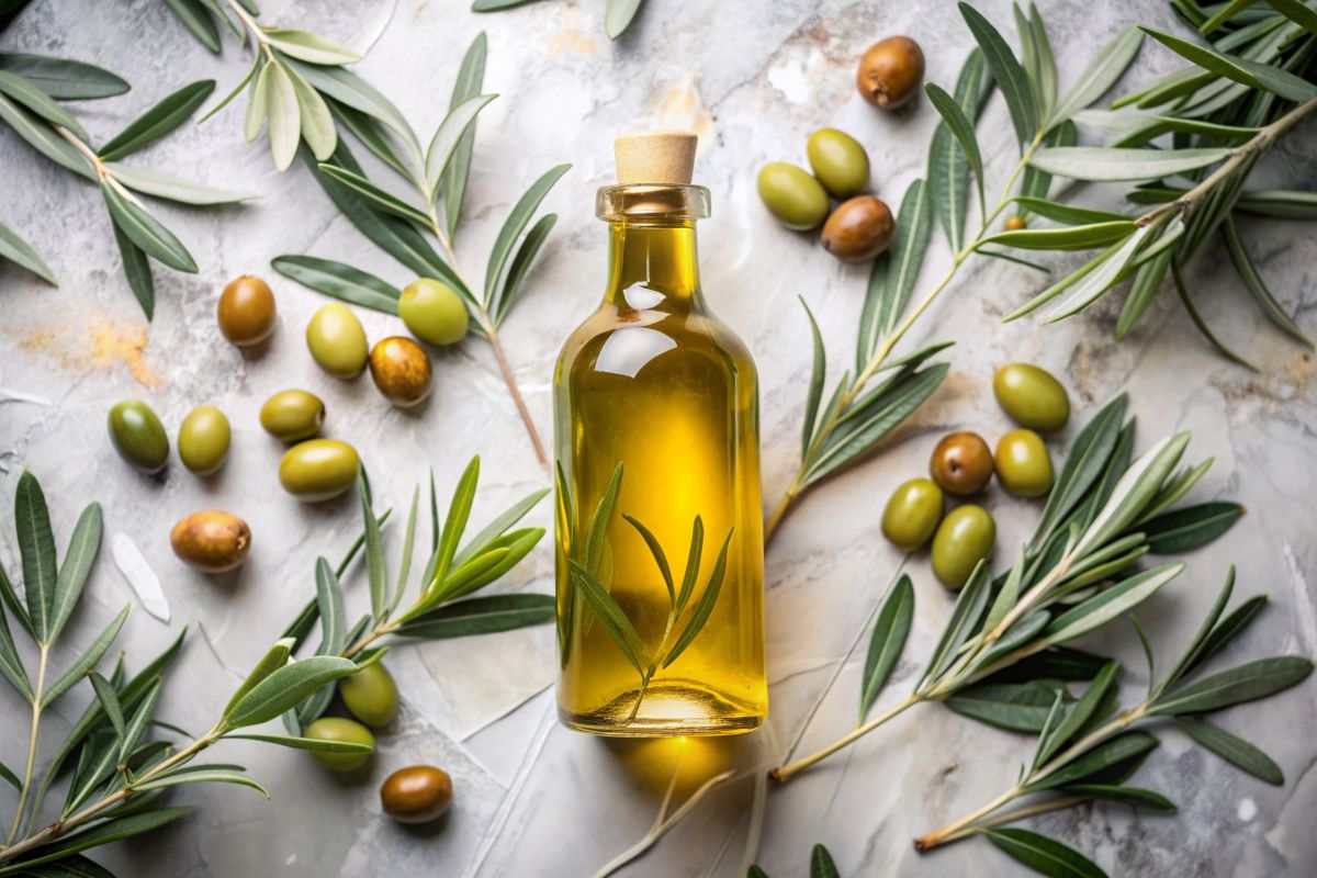 Olio d'oliva per pulire