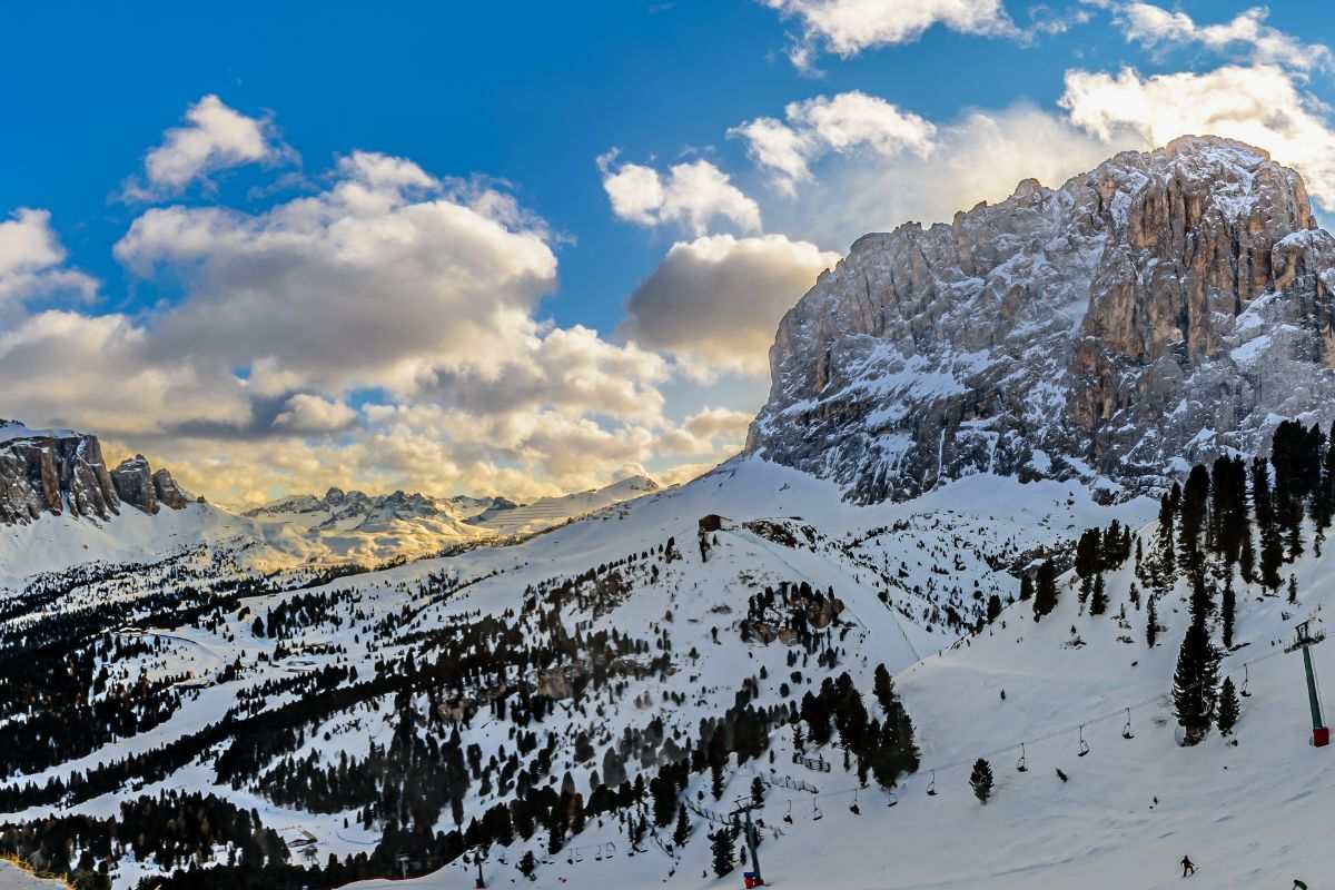 Sci di lusso tra le Dolomiti