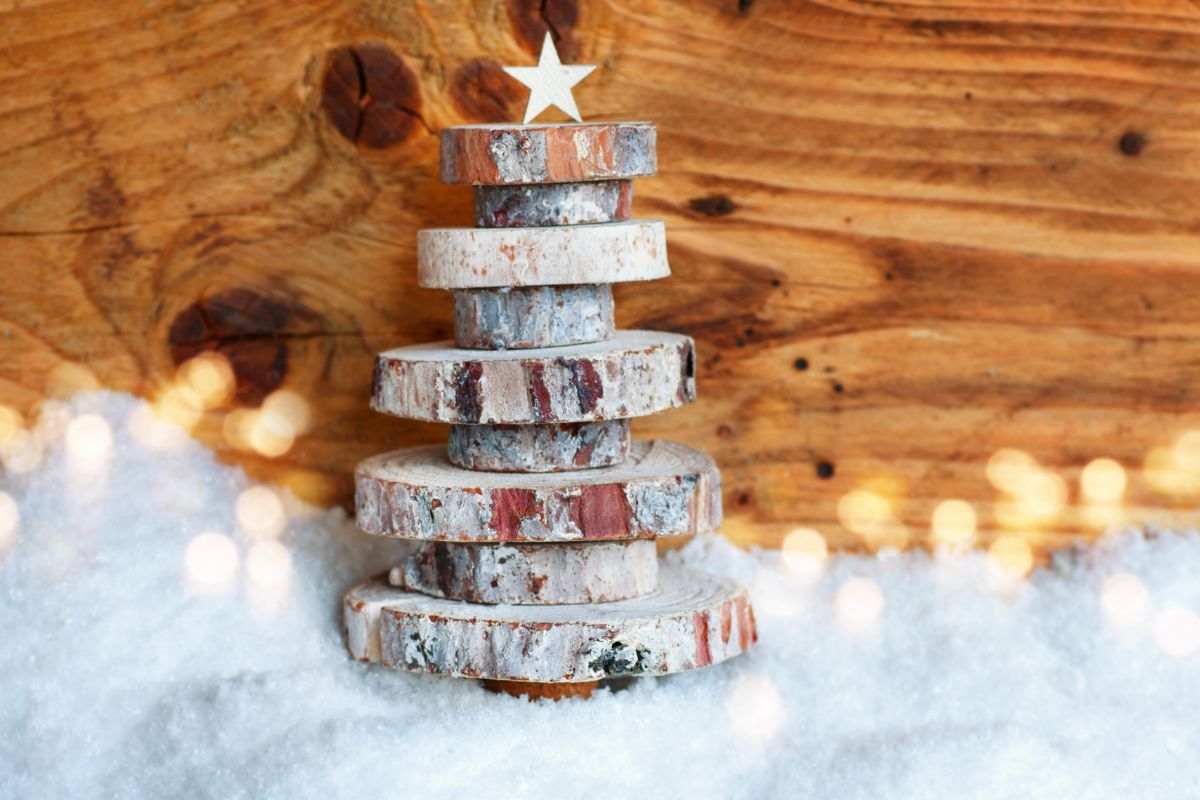 come creare alberi di natale in legno