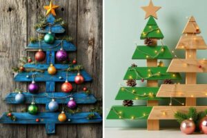 Albero di Natale con pallet