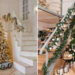 idee decorative per le scale a natale