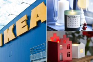 scopri i portacandele natalizi di Ikea