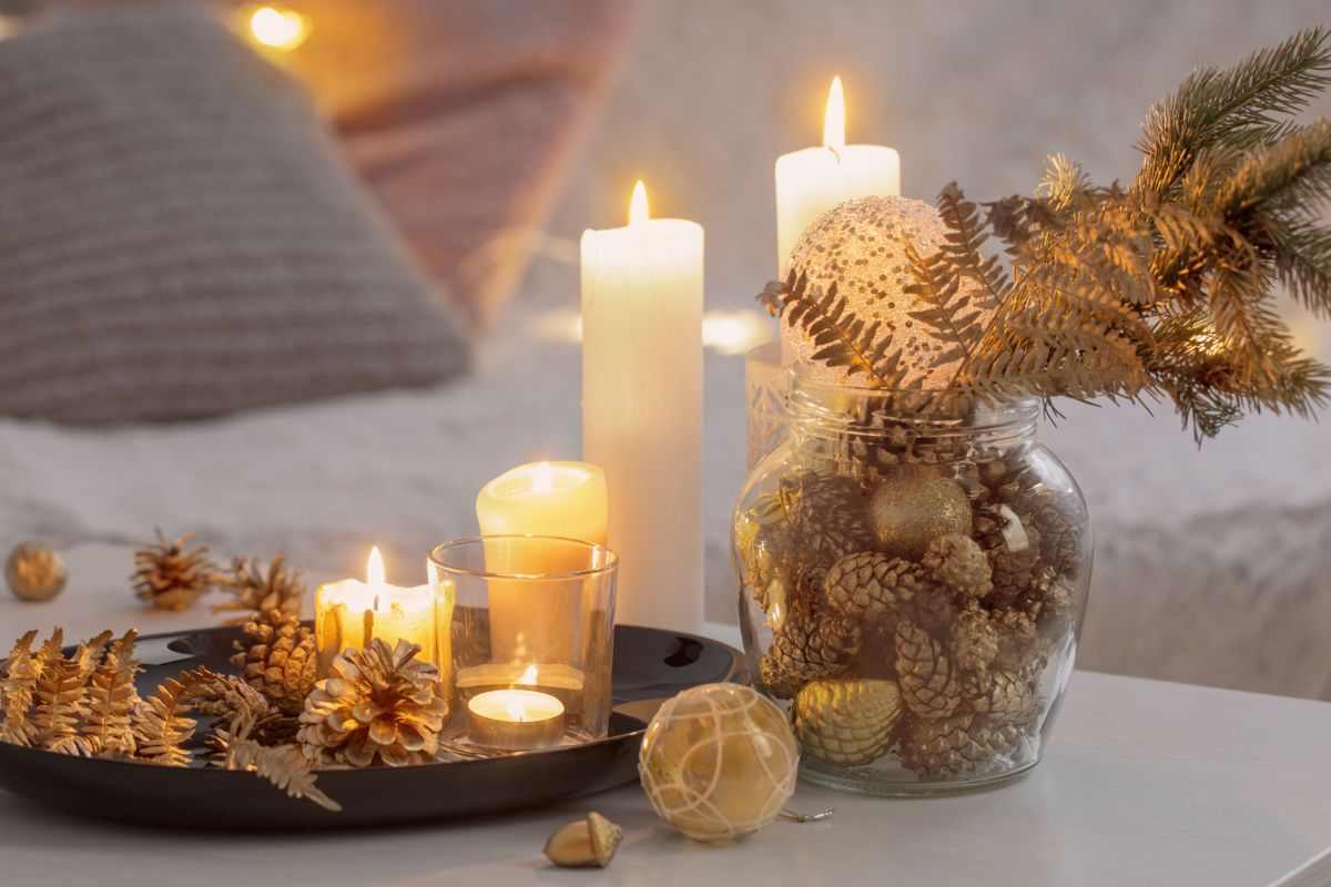 come decorare a Natale con le pigne