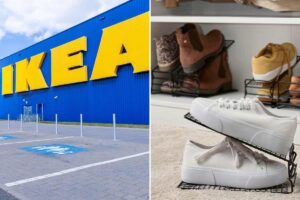 scopri il porta scarpe di Ikea