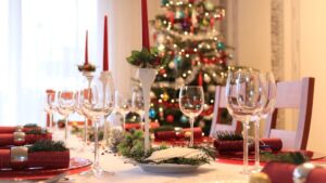 come decorare la tavola a natale