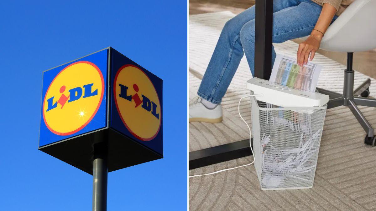 scopri l'offerta di Lidl sul distruggidocumenti