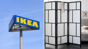 scegli tra i vari modelli di separé da Ikea