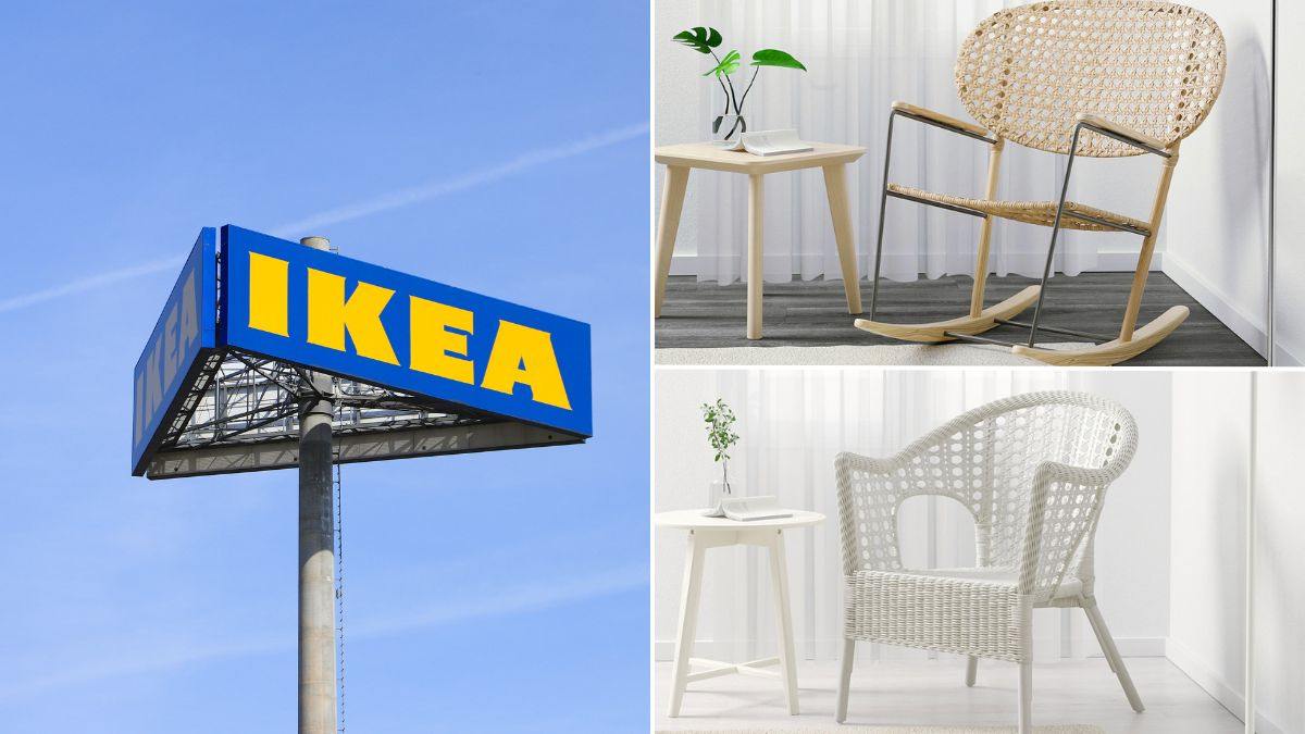 scopri gli arredi con il rattan da Ikea