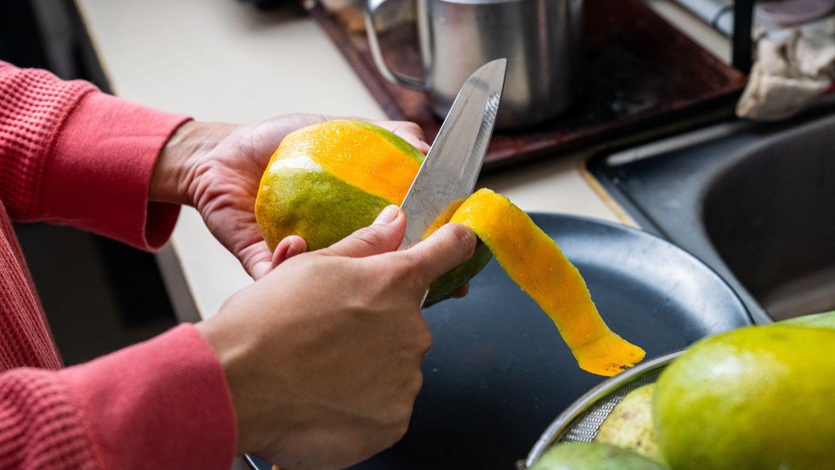 come usare la buccia del mango per l'orchidea