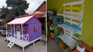 come creare giochi per bambini con il pallet