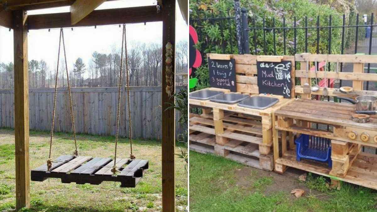 crea giochi per bambini con i pallet